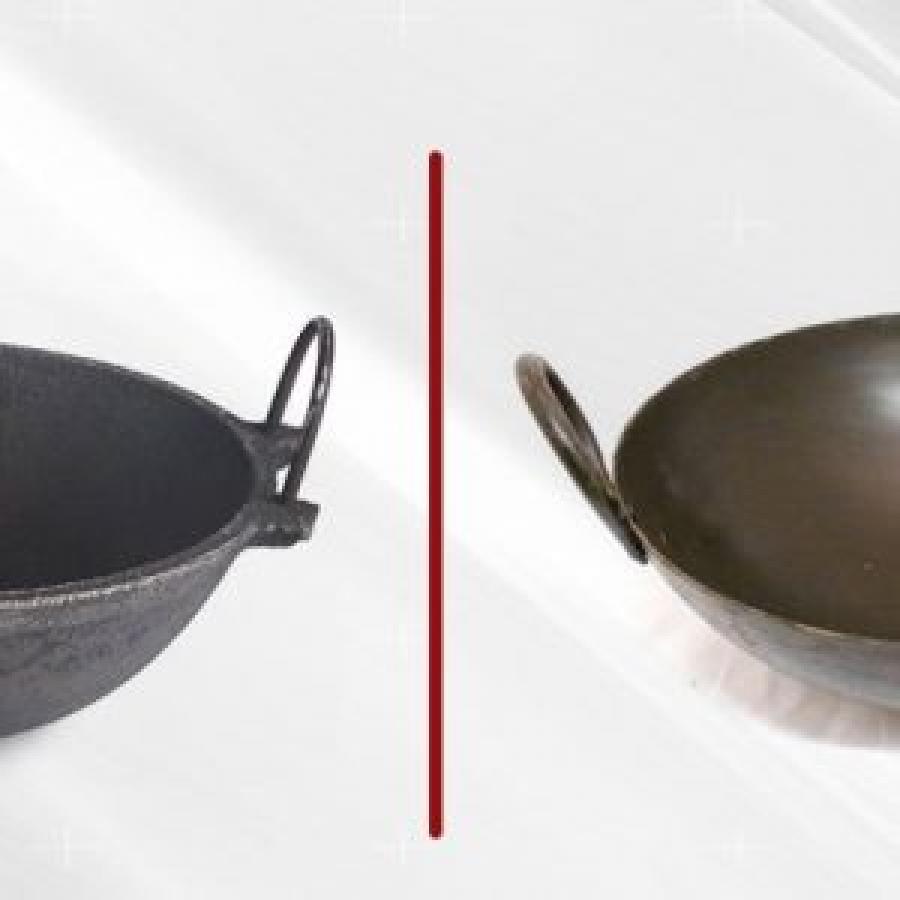 Selecting your ideal Kadai: Cast Iron Vs Pure Iron