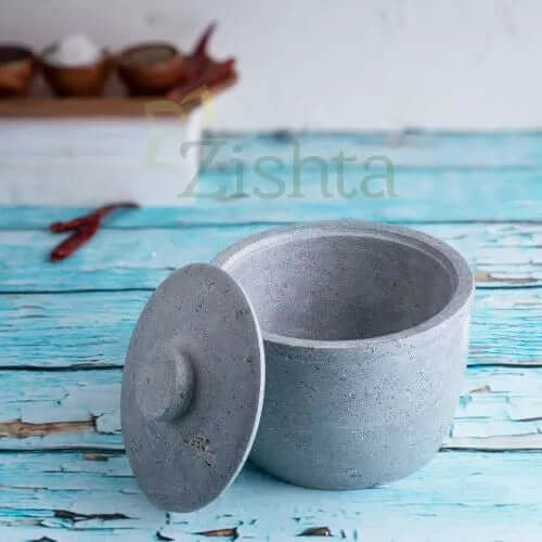 Soapstone Kitchen Food Storage Container-Zishta