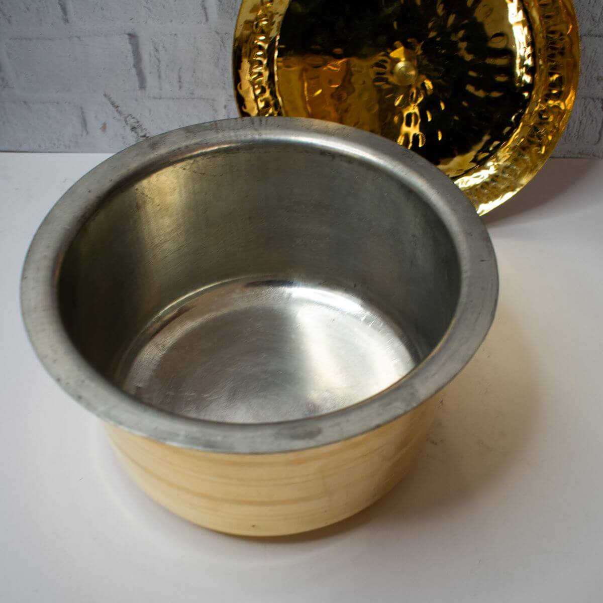 Brass Doodhwala Patila-1-Zishta Traditional Cookware