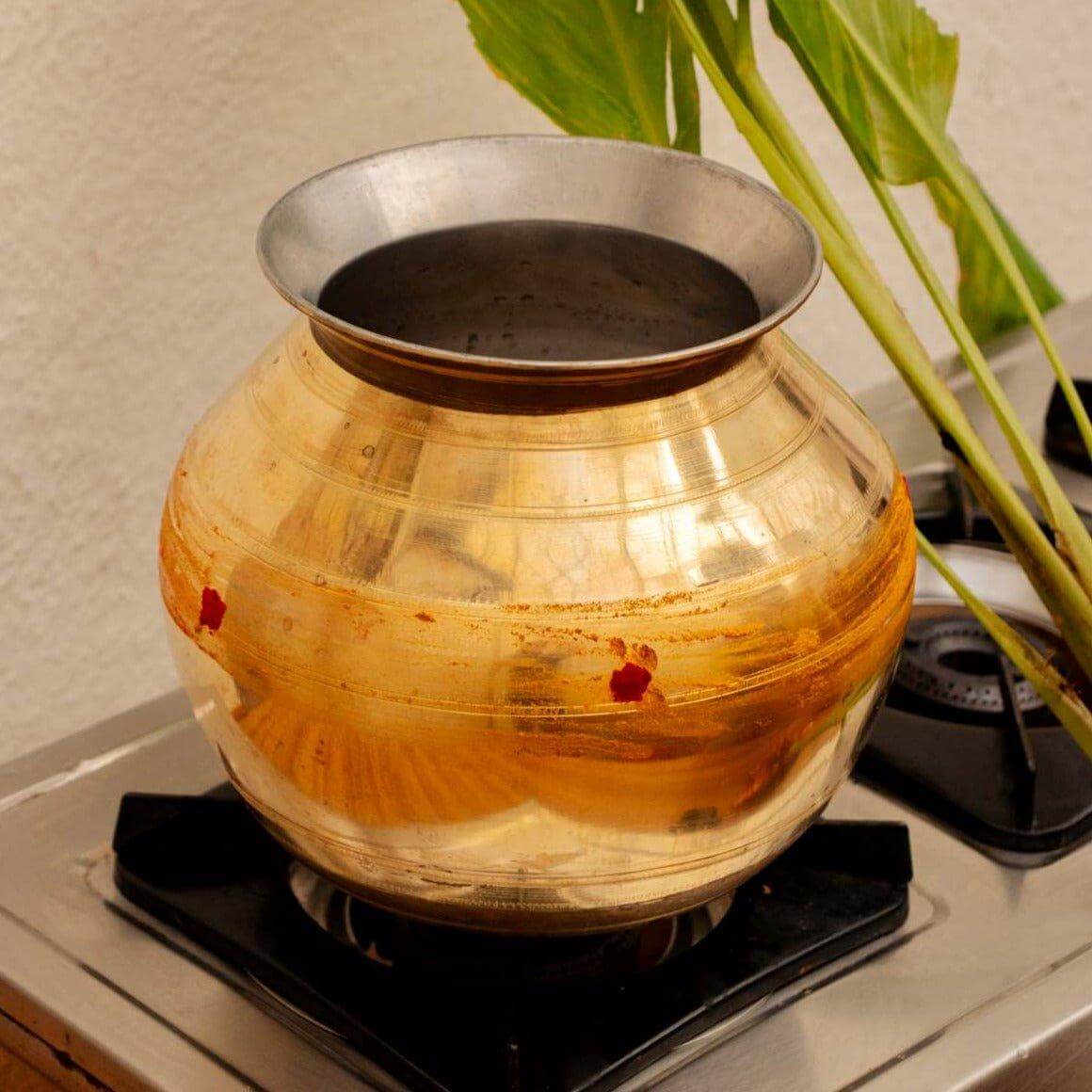 Brass cooking pot / Pongal pot Zishta