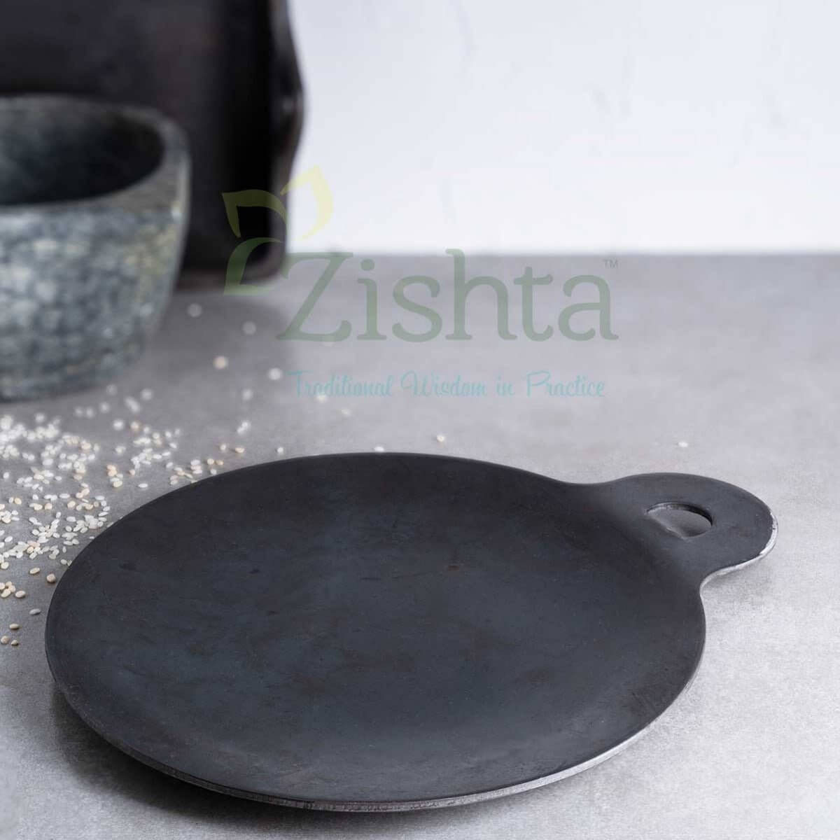 Breakfast Medium Cast Iron Combo: Iron Dosa Tawa, Cast Iron Kadai & Paddu/Appe