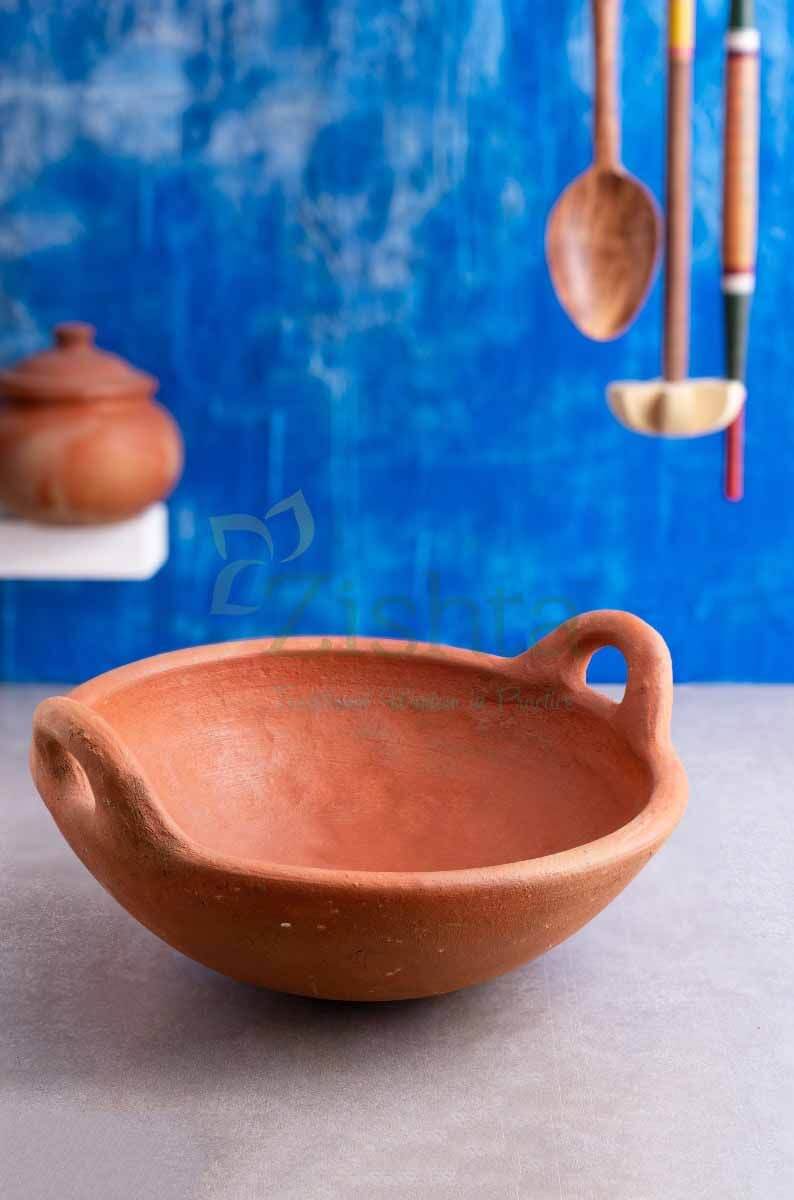 Clay Kadai 1-Zishta Traditional Cookware