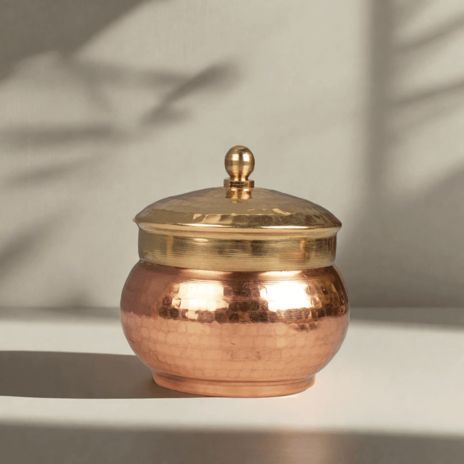 Copper Mukhwas Dabba-1-Zishta Traditional Home Decor