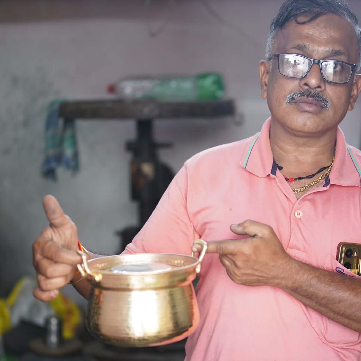 Shakuntala Patra Brass Cooking Pot-7-Zishta Traditional Cookware