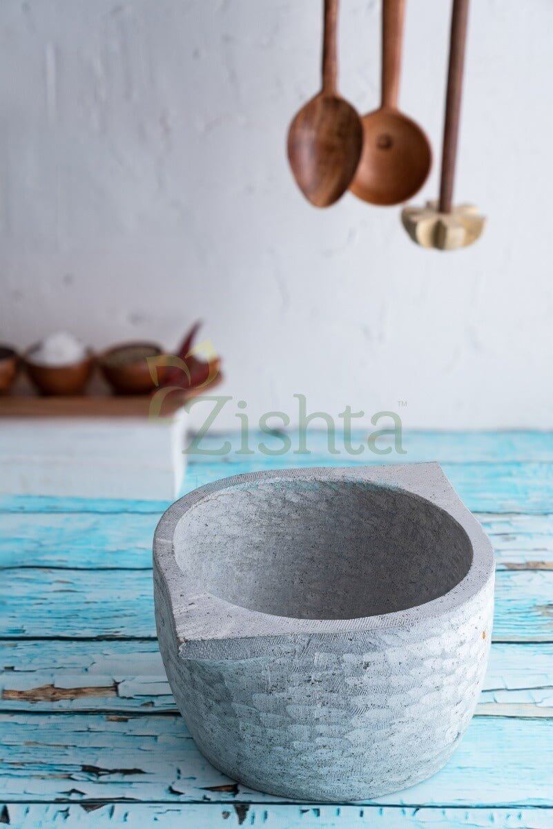 Zishta Soapstone cookware Kalchatti Extra Large