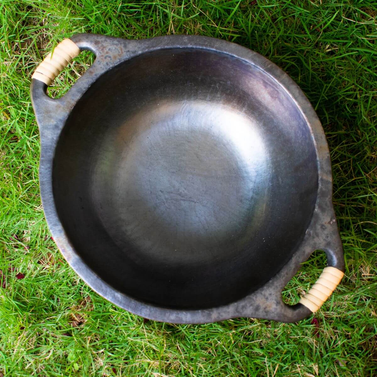 Manipur Black Pottery Wok-1-Zishta Traditional Cookware