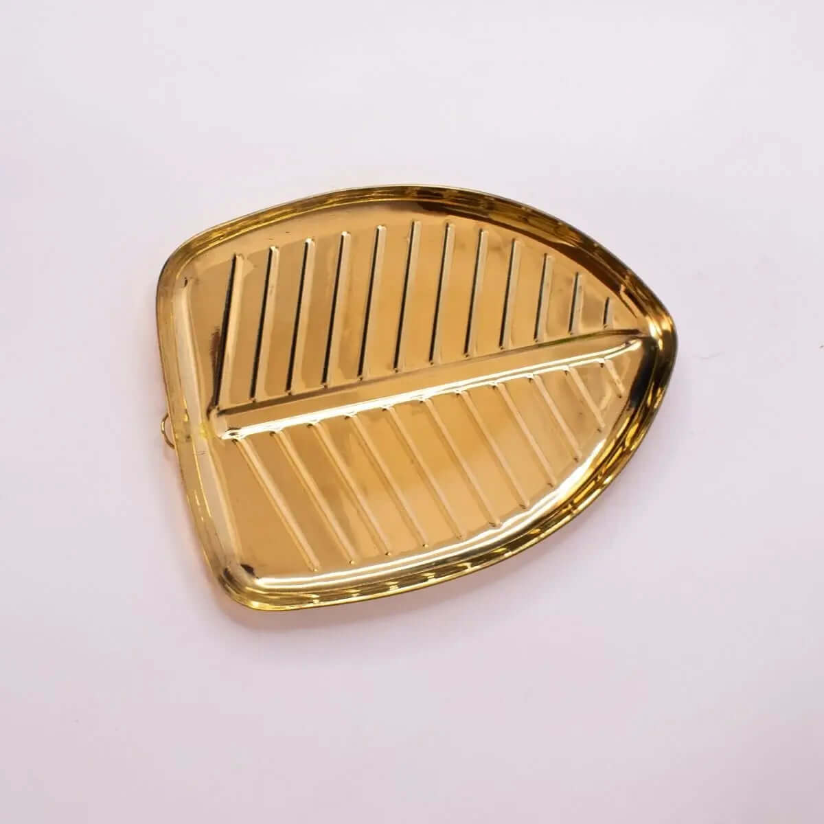 Brass Banana Leaf Plate-Zishta-Gifting