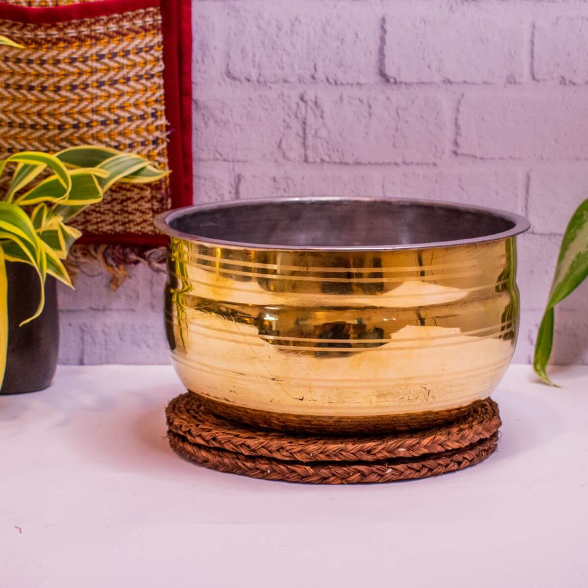 Brass Cooking Pot-Vaana-Zishta Traditional Cookware