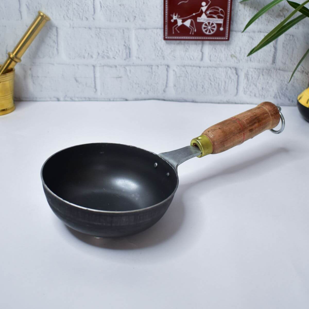 Broad Iron Tadka Ladle-1-Zishta Kitchen Accessories