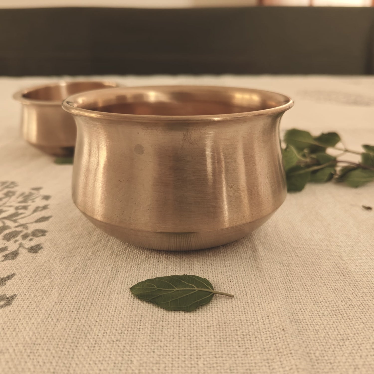 Kansa Tulsi Cookware Handi-Zishta Traditional Cookware