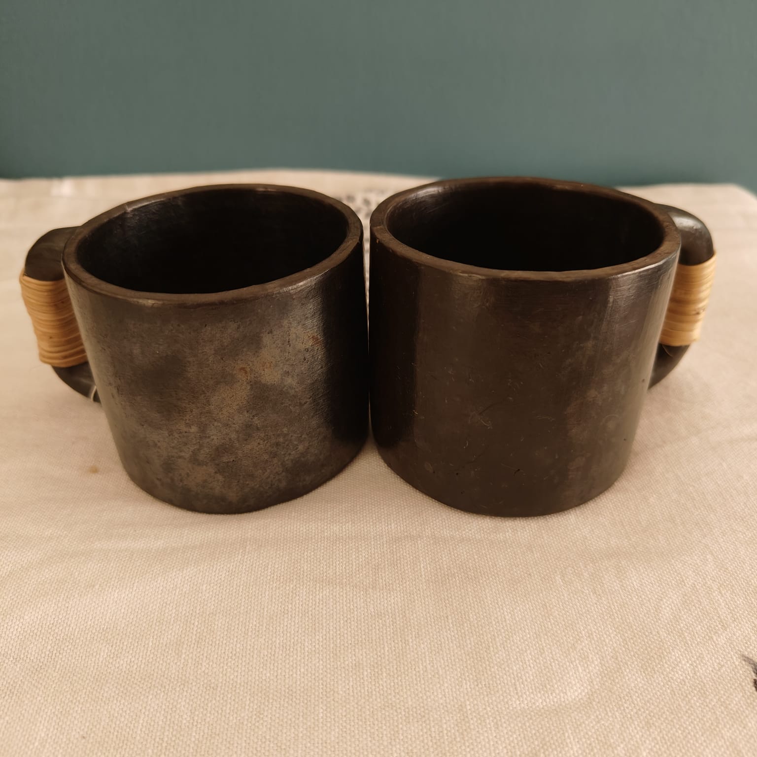 Manipur Longpi Pottery Regular Cups-5-Zishta Table and Dining