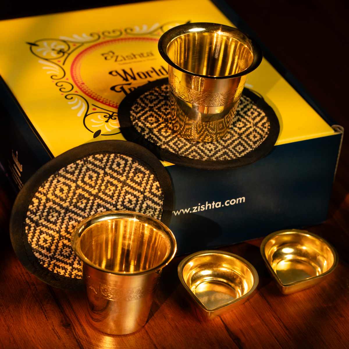 Prakriti Swarna Deepam Gift Set-1-Zishta Gifting