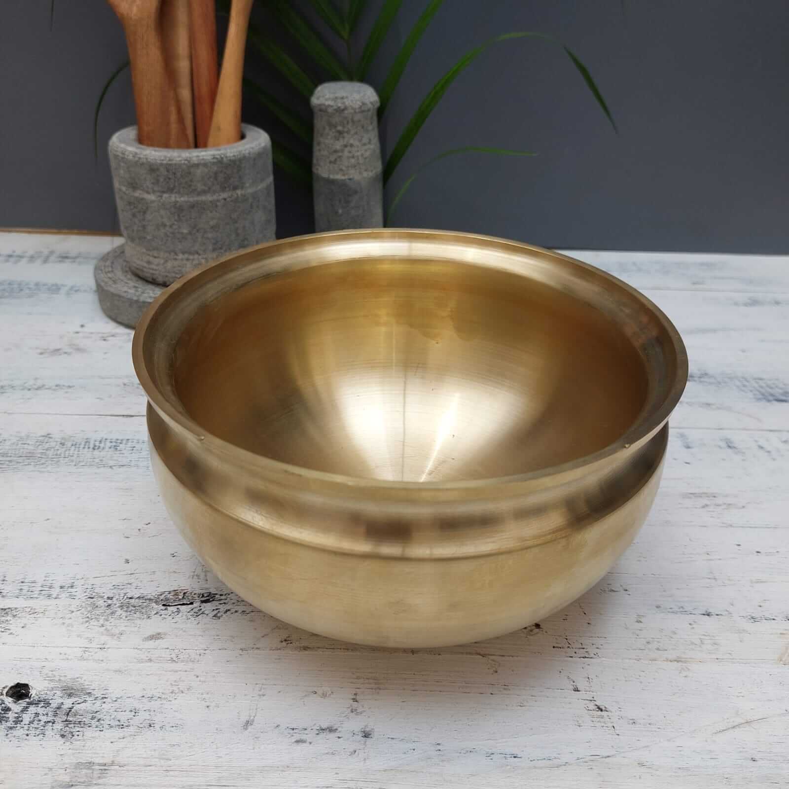 Vengala Chatti-Bronze Pot-Kaiya Uruli-3-Zishta Traditional Cookware