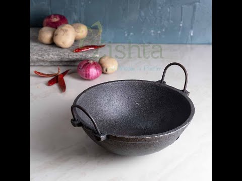 seasoning of cast iron kadai